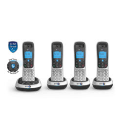 BT 2600 Cordless Telephone with Answering Machine – Quad